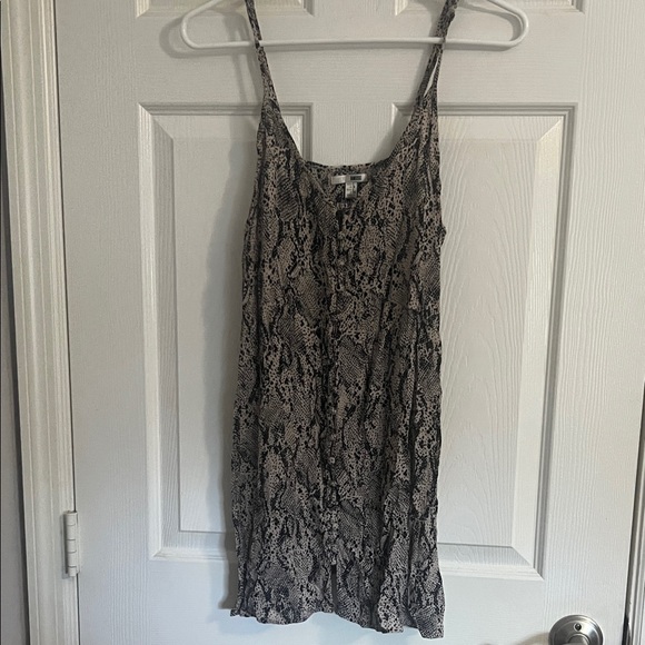 Amuse Society Snake Print Dress - Black and Gray - Picture 1 of 4